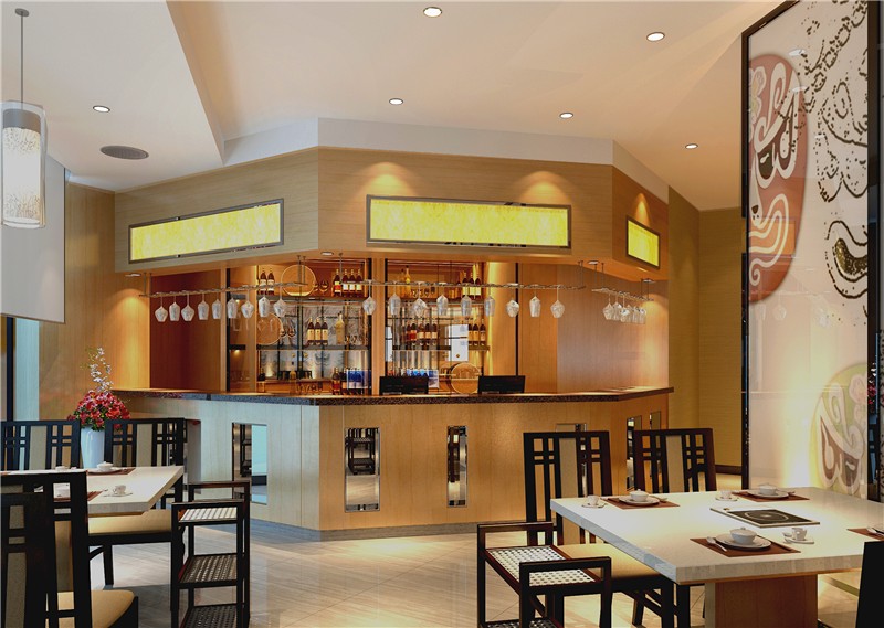 譚魚頭福州六一路店吧臺(tái)